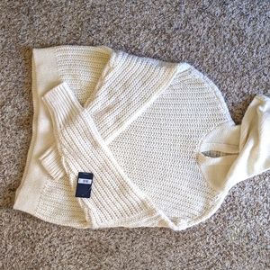 Lucky Brand White Knit Hoodie